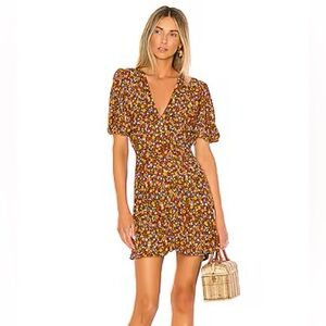 Faithful the Brand Ilia Rayon Floral Mini Dress XS
